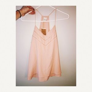 NWT: Pink Flowy Tank Top